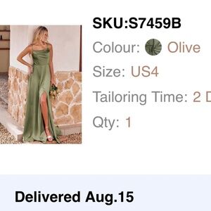 Bridesmaid dress